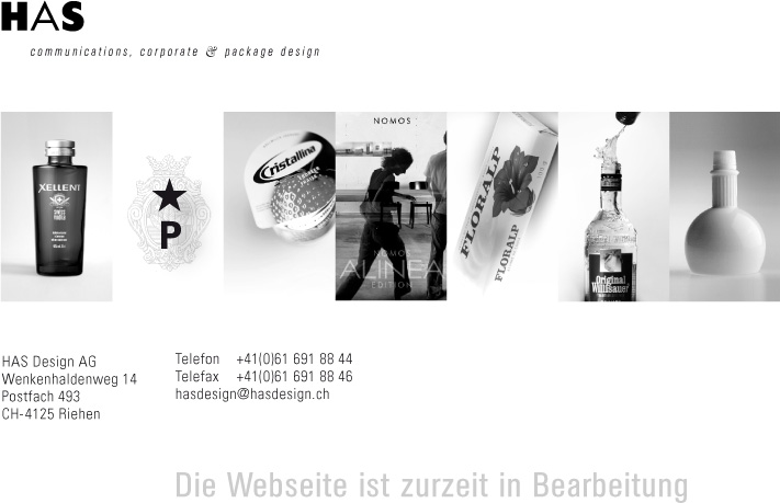 HAS Design AG Communications & Package Design